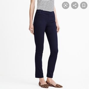 J Crew Lexie Pant Slacks 00 Navy